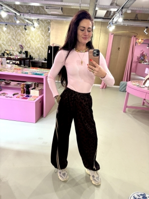 Panter Jogger beige stripe