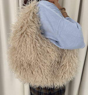 THE FLUFF BAG BEIGE