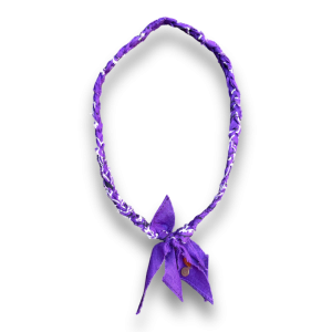 Bandana ketting donkerpaars