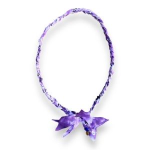 Bandana ketting paars gemeleerd 