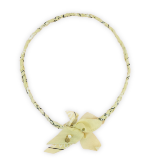 Bandana ketting off-white