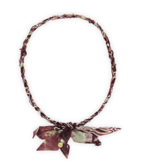 Bandana ketting burgundy