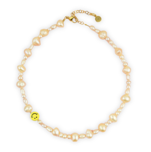 Sabine necklace - pink pearls