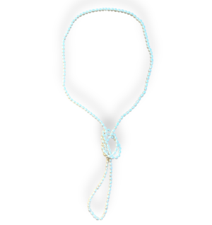 Knot necklace Tiny Pearls