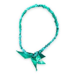 Bandana ketting Groen gemêleerd
